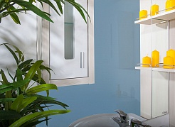 Бриклаер Зеркальный шкаф Бали 90 L светлая лиственница – фотография-3