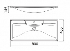 BelBagno Мебель для ванной ACQUA 800 Bianco Lucido, BTN – фотография-5