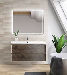 BelBagno Мебель для ванной ALBANO 1000 Rovere Nature Grigio, TCH – фотография-5