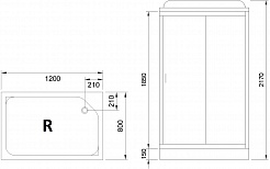 Royal Bath Душевая кабина RB 8120HP4-MM-R – фотография-7