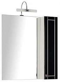 Aquanet Мебель для ванной "Честер 75" черный/серебро – фотография-11