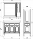 ASB-Woodline Зеркало для ванной Гранда 80 verde фисташка – картинка-11