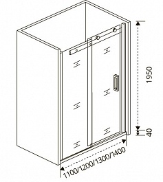 Good Door Душевое ограждение ALTAIR WTW-120-C-CH – фотография-2