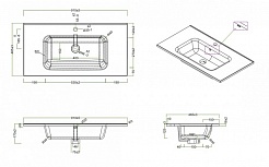 BelBagno Тумба с раковиной KRAFT 900 Bianco Opaco – фотография-5