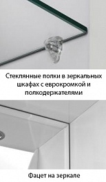 Style Line Зеркальный шкаф Амелия 650 – фотография-4