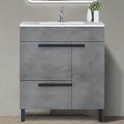 Parly Мебель для ванной Gill 70 цементно-серый – фотография-3