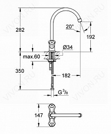 Grohe Смеситель "Costa L 31831001" – фотография-6