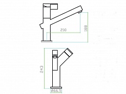 Zorg Смеситель для кухни "SZR-1008" – фотография-2