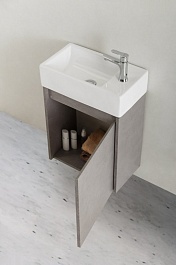 BelBagno Тумба с раковиной KRAFT MINI 450 R Pietra Grigio – фотография-4