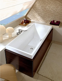 Villeroy & Boch Акриловая ванна "Squaro UBQ180SQR2V-96" star white – фотография-13