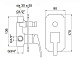 Cezares Смеситель OLIMP-VDIM-03/24-L для ванны и душа – фотография-4