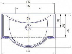 ASB-Woodline Мебель для ванной Салерно 65 белый/патина серебро – фотография-11