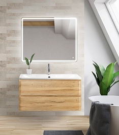 BelBagno Тумба с раковиной ALBANO 1000 Rovere Rustico – фотография-2