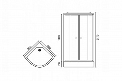 Royal Bath Душевая кабина RB 100HK6-WC – фотография-2