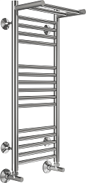 Terminus Полотенцесушитель водяной Аврора П16 300x800 с полкой хром – фотография-2
