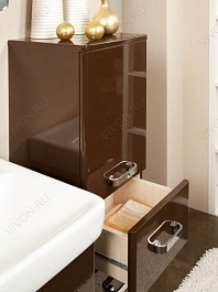 Акватон Полуколонна для ванной "Америна" черная – фотография-4
