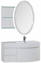 Aquanet Мебель для ванной Опера 115 R с ящиком белая (169452) – фотография-1