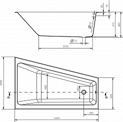 Cersanit Акриловая ванна Crea 160x100 R белая – фотография-5