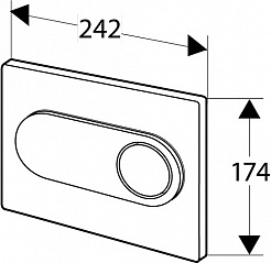 Schwab Кнопка смыва Circle черный – фотография-2