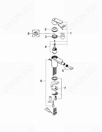 Grohe Смеситель "Eurosmart Cosmopolitan 32840000" – фотография-3