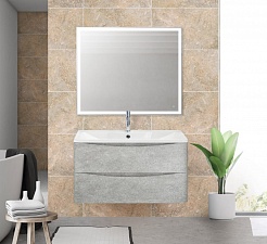 BelBagno Мебель для ванной ACQUA 1000 Cemento Verona Grigio, TCH – фотография-4