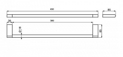 Ideal Standard Полотенцедержатель Connect 45 см – фотография-3