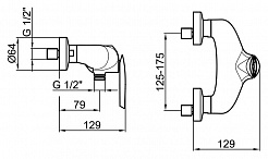 Webert Смеситель для душа Aria AI870102015081 Talco – фотография-4