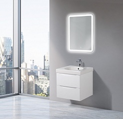 BelBagno Тумба с раковиной FLY 500 Bianco Lucido – фотография-5