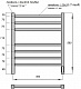 Point Полотенцесушитель электрический П7 500x600 PN71856B черный – картинка-6