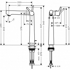 Hansgrohe Смеситель Talis S 72115000 для раковины – фотография-2