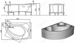 Kolpa San  Акриловая ванна Amadis NEW L BASIS – фотография-3