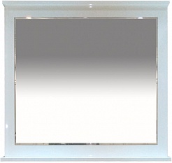 Misty Мебель для ванной Купер 90 L 4 ящика с зеркалом Гамма белая – фотография-10