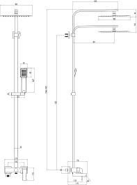 Lemark Душевая система Unit LM4562C хром – фотография-7