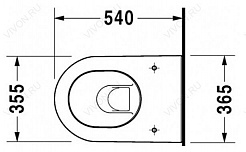 Duravit Унитаз подвесной Darling New 2545090000 с микролифтом – фотография-4