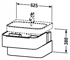 Duravit Мебель для ванной Happy D.2 65 белая – фотография-5