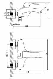 Lemark Смеситель Unit LM4502C для ванны – фотография-2