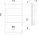 Terminus Полотенцесушитель электрический Евромикс П6 500x650 хром – картинка-6