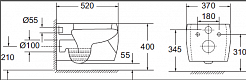 BelBagno Унитаз подвесной FORMICA – фотография-2