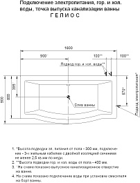 Aquatek Акриловая ванна Гелиос 180x90 – фотография-5