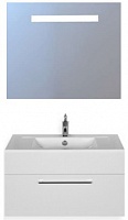 De Aqua Мебель для ванной Кубика 80, зеркало Экстра EXT 80 FP
