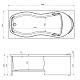 Aquanet Акриловая ванна Tessa 170 – картинка-10