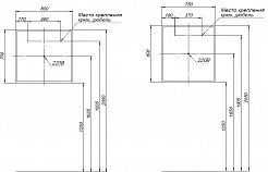 Aquanet Мебель для ванной Рондо 85 подвесная белая глянцевая – фотография-18