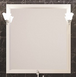 Opadiris Зеркало для ванной Глория 85 слоновая кость – фотография-1