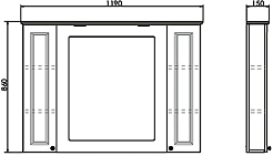 Comforty Мебель для ванной Палермо 120 белая – фотография-22