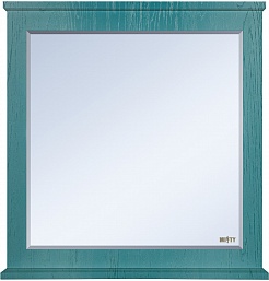 Misty Зеркало для ванной Марта 80 бирюзовое – фотография-1