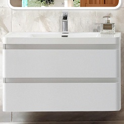 Parly Мебель для ванной Gucci 80 подвесная белая – фотография-4