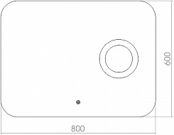 Mixline Зеркало Премьер Лиза 80 – фотография-2