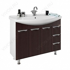 Водолей Мебель для ванной Лира 105 венге – фотография-2