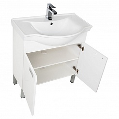 Aquanet Мебель для ванной "Адель 80" белый – фотография-10