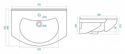 Aqualife Design Мебель для ванной "Дублин 75" матовый – фотография-6